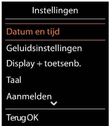 GIGASET S650 - Terugkeren naar de ruststand - 1