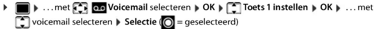 GIGASET S650 - Toets 1 programmeren, programmering wijzigen - 1