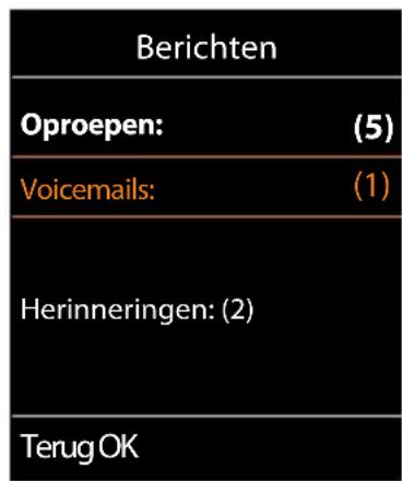 GIGASET S650 - Berichten weergeven: - 1