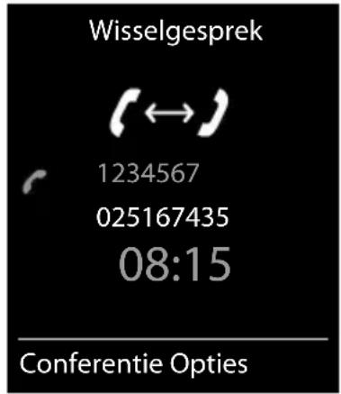 GIGASET S650 - Het huidige gesprek beëindigen - 1