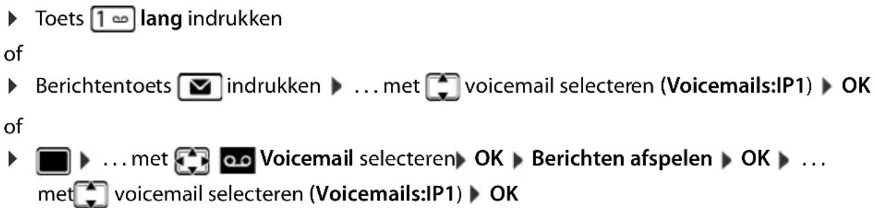 GIGASET S650 - Berichten beluisteren - 1