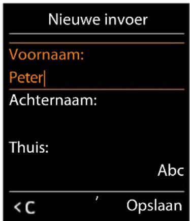 GIGASET S650 - Letters/tekens invoeren - 1