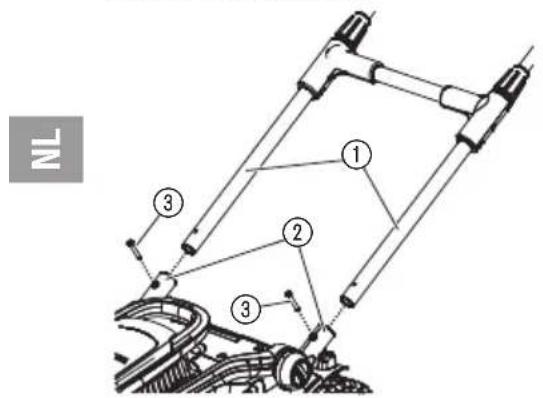 GARDENA PowerMax 42 - Hendel monteren: - 1