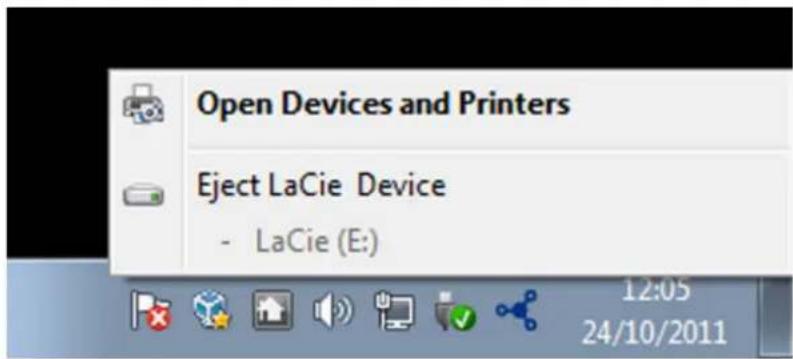 LACIE Porsche Design Mobile - WINDOWS VISTA- & WINDOWS 7-GEBRUIKERS - 2