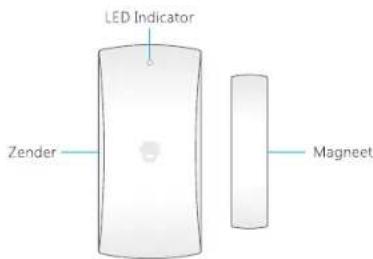 Chuango G5 Plus - Magneetcontact voor raam/deur installeren - 1