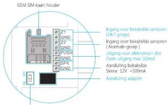 Chuango G5i Plus - De simkaart plaatsen - 1