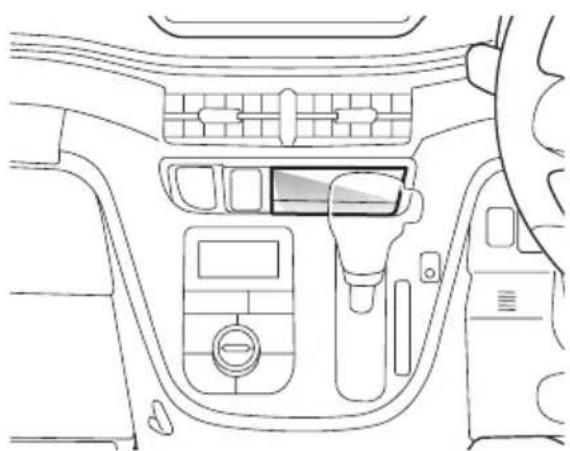 SUBARU Stella (2017) - イルミネーション付きインパネセンタートレイ - 1