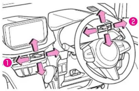 SUBARU Stella (2017) - 吹き出し口 - 1