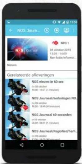 NOS Journ... NPG 1 86 uktber 2015 13:35 - 14:00 Non-futie/informat... News. Gerelateerde afleveringen NOS nieuws in 60 sec de 08 uktber 18:00 - 19:01 (1 minuater) NOS Jourmaal/herhalingen NO.. de 09 uktber 18:00 - 18:45 (40 minuater) NOS Jourmaal 60 seconden de 09 uktber 08:00 - 08:01 (1 minuater) N…