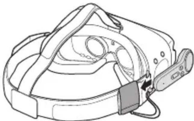 SAMSUNG VR Note 9 - De controllerhouder gebruiken - 2