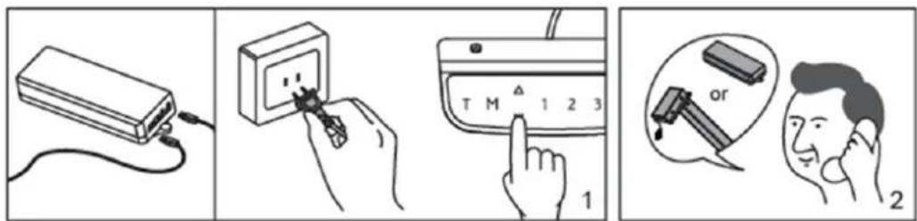 Digitus DA-90385 - De display toont ER1 - 4