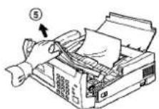 PANASONIC Panafax UF-123 - VERWIJDEREN VAN EEN VASTGELOPEN DOCUMENT - 3