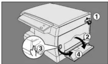 PANASONIC DP-150 - Maak de Scanner vrij/Verwijder transportmaterialen - 5