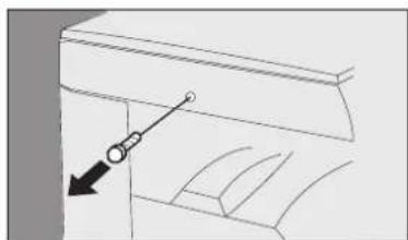 PANASONIC DP-150 - Maak de Scanner vrij/Verwijder transportmaterialen - 1