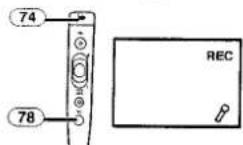 PANASONIC NV-GS30E - ■ Een geluid toevoegen tijdens de opname - 1