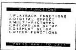 PANASONIC NV-GS30E - [VCR FUNCTIONS] - 1