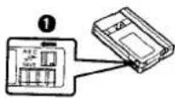 PANASONIC NV-GS30E - Het insteken van een cassette - 5
