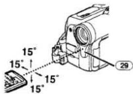 PANASONIC NV-GS30E - Gebruik van de afstandsbediening - 1
