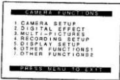 PANASONIC NV-GS30E - [CAMERA FUNCTIONS] - 1