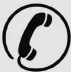 Eenvoudig zwart telefoonhoorn-icoon in een cirkel (zonder tekst of symbolen)