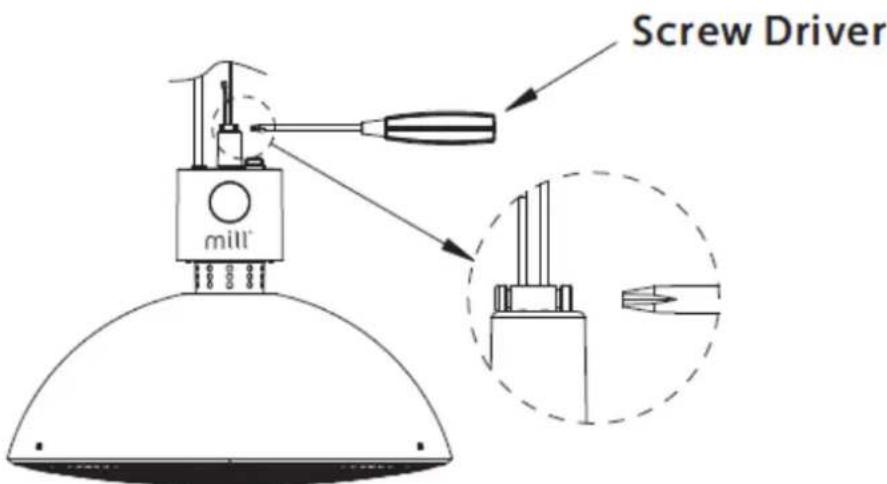MILL JDB1500CL - Hoe de terrasverwarmer te installeren?: - 2