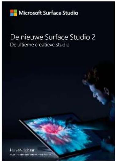 Microsoft Surface Studio De nieuwe Surface Studio 2 De ultieme creatieve studio Nu verkoijgbaar