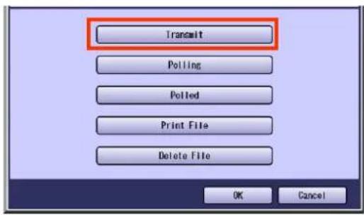 Transmit Polling Polled Print File Delete File OK Cancel