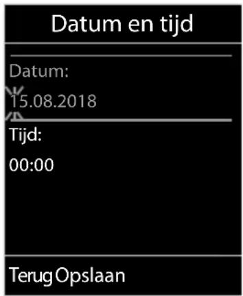 GIGASET C570 Duo - Datum en tijd instellen - 2