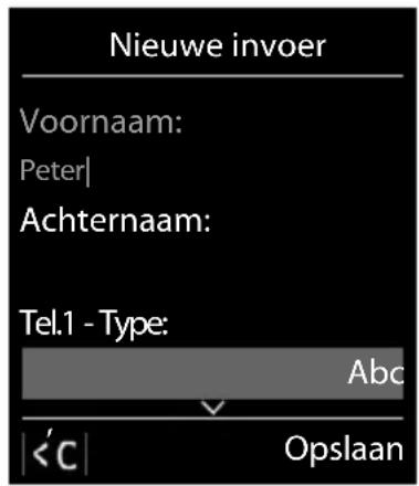 GIGASET C570 Duo - Letters/tekens invoeren - 1
