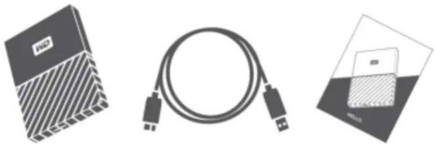 WESTERN DIGITAL My Passport portable - Inhoud van het pakket - 1