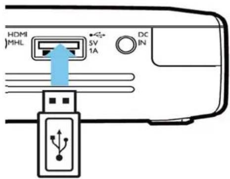 HDMI MHL 5V 1A DC IN
