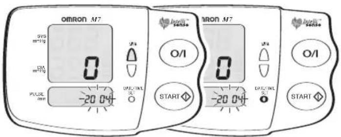 OMRON M7 - Datum en tijd instellen - 3
