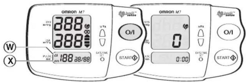 omron M7 SYS mV/kg 388 388 2400A U/A O/I LDA mV/kg PULSE min AV0 188 A/B/88 OMRON M7 SYS mV/kg 0 U/A O/I DATETIME SET 0:00 START START