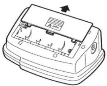 OMRON M7 - Batterijen plaatsen - 1