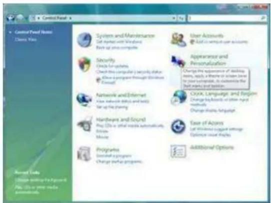 AOC E2470SWHE - Windows Vista - 2