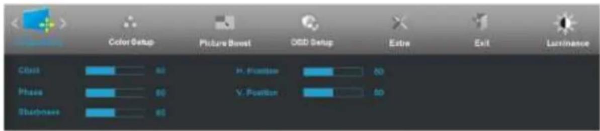 AOC E2470SWHE - Beeldinstelling - 1