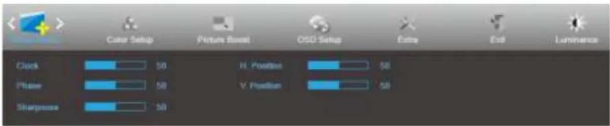 AOC I2790PQU/BT - Image Setup (Beeldinstelling) - 1