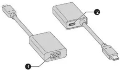 Dynabook Portege A30-E - USB Type-C™-adapters - 2