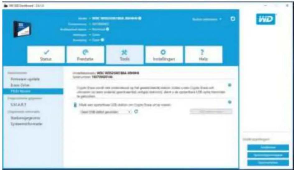 WESTERN DIGITAL SSD Dashboard - PSID Revert - 1