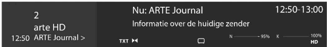 2 arte HD 12:50 ARTE Journal > Nu: ARTE Journal Informatie over de huidige zender N — 95% K — 100% TXT ▶ HD
