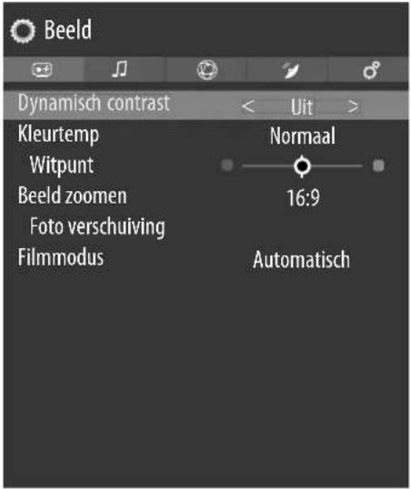 MEDION P14040 - Het beeldmenu bij gebruik van VGA/PC als signaalbron - 2