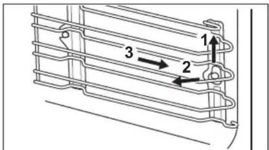 ZANUSSI ZKC48964XU - VERWIJDEREN VAN DE GELEIDERS - 1