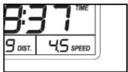 WESLO Cadence 21.5 - De onderste display - 1