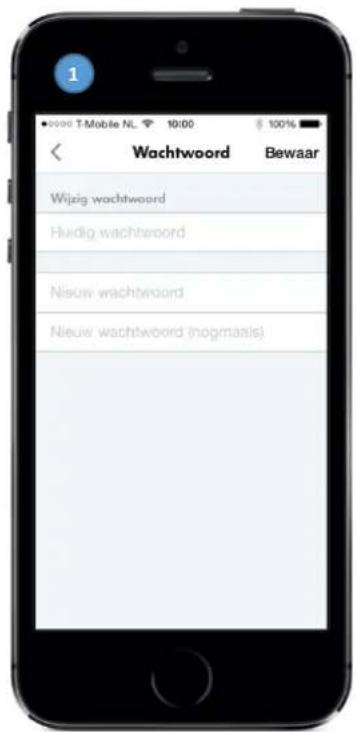 1 Good T-Mobile NL 10:00 100% Wachtwoord Bewaar Wijzig wachtwoord Hudig wachtwoord Nieuw wachtwoord Nieuw wachtwoord (nogmaalis)