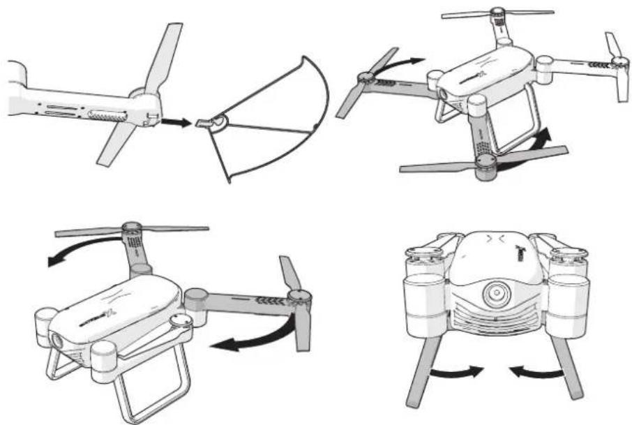 Vizu Drone X22 - De drone opbergen - 1