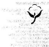 Scanned text with a stylized flower graphic and partial OCR artifacts