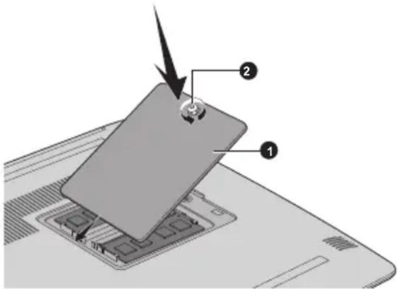 Dynabook Satellite Pro L50-G-11G - Een geheugenmodule installeren - 5