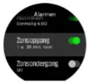 SUUNTO SPARTAN SPORT WRIST HR BARO 2.5 - Zonsopgangs- en zonsondergangsalarmen - 1
