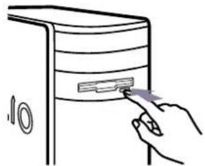 SONY Vaio PCV-RS404 - Diskettes verwijderen - 1
