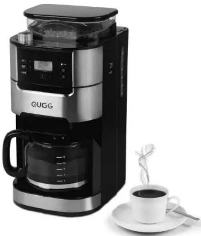QUIGG MD 17540 - Koffiezetapparaat met maalwerk - 1